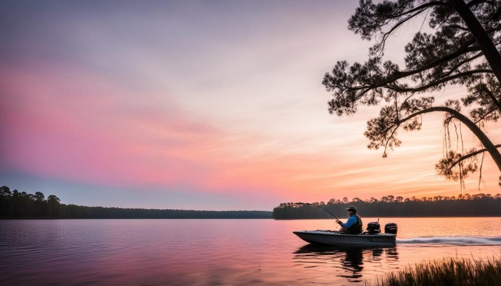 Lake Oconee largemouth bass fishing